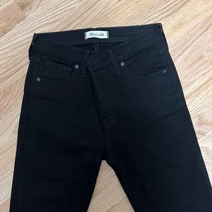 Madewell 9” High Riser Skinny Skinny Jeans in Black size 27T